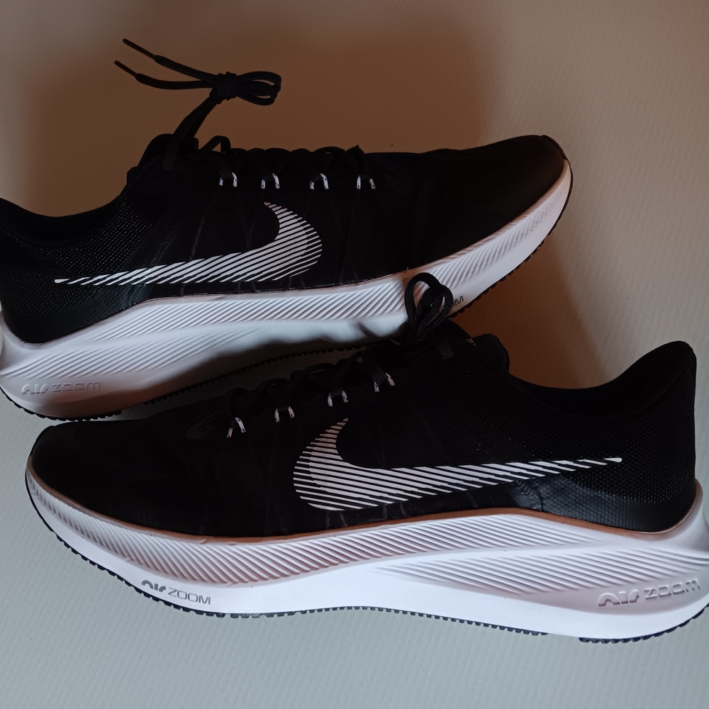 2022 Nike Air Zoom Shoes/Sneakers (CW3419-006) Black/White New Men’s Size 14 - Picture 6 of 12